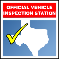 Official Vehicle Inspection Station stamp